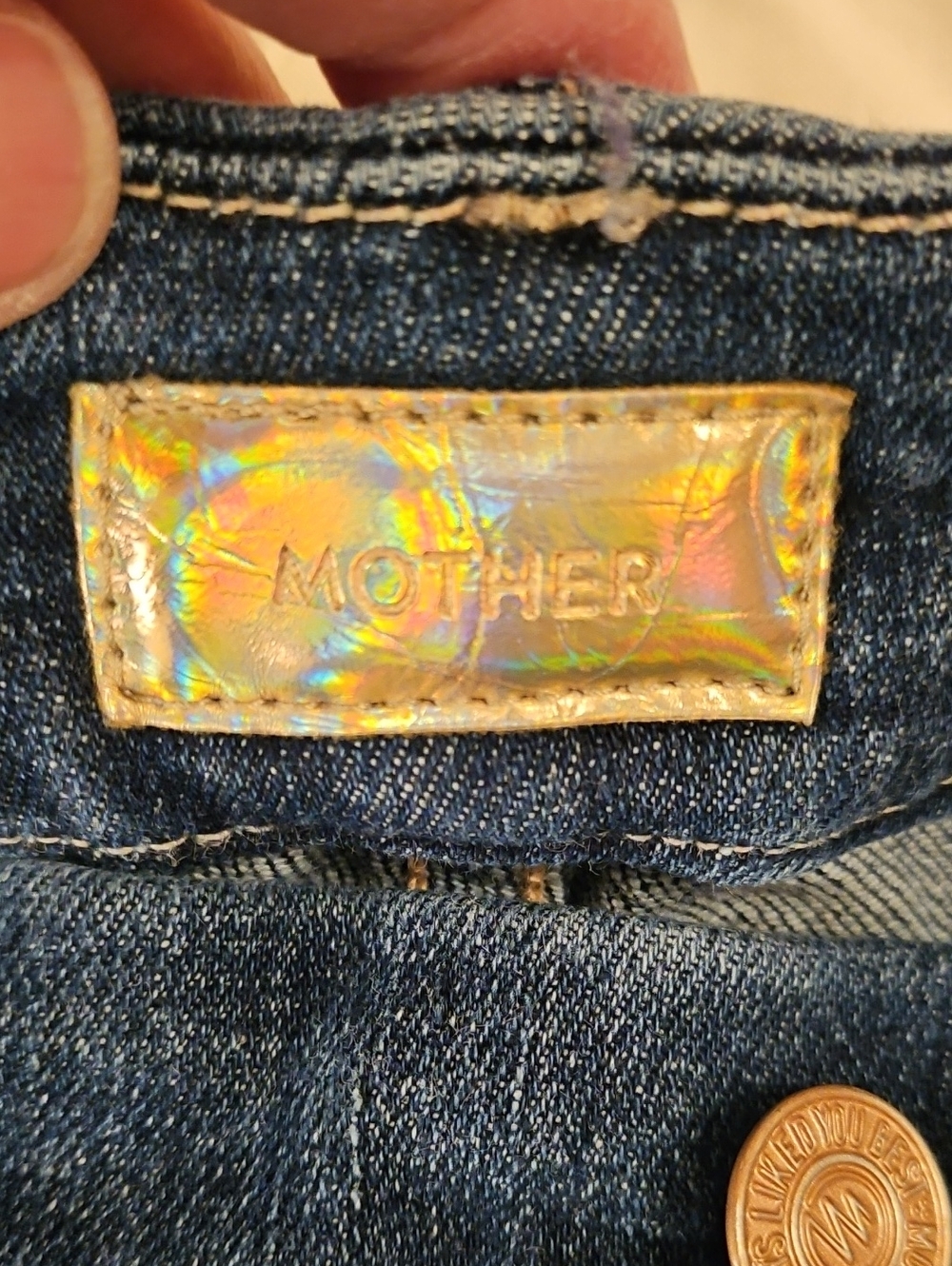 MOTHER 'Looker Ankle Fray' Girl Crush- Size 28 - Picture 6 of 10